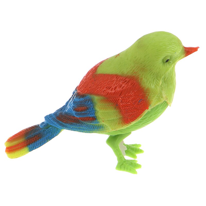 Commande vocale Musique Oiseau Jouet Simulation Mignon Chanter Chanson Jouet Oiseau Cage Décoration