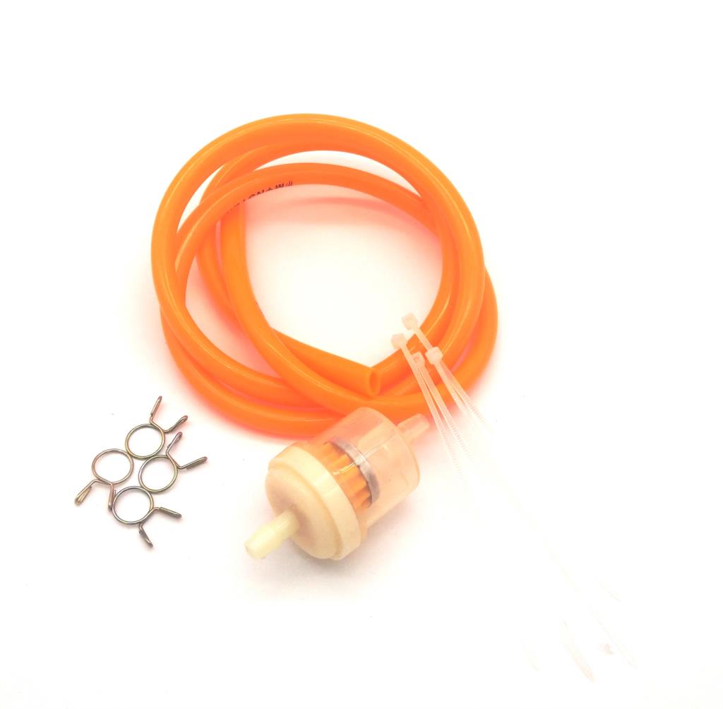 Farbe Gas Pipeline und 1 Meter kraftstoff linie für kymco motorrad schlamm rohr: 1m Orange