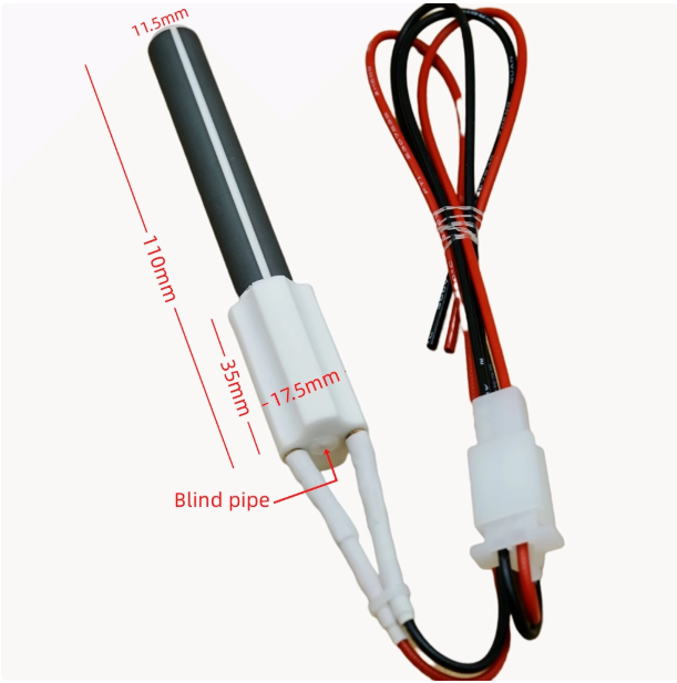 Ceramic Igniter 220V350wBBQ Wood Pellet Ignition Rod MCH Ceramic Heating Tube: WHITE
