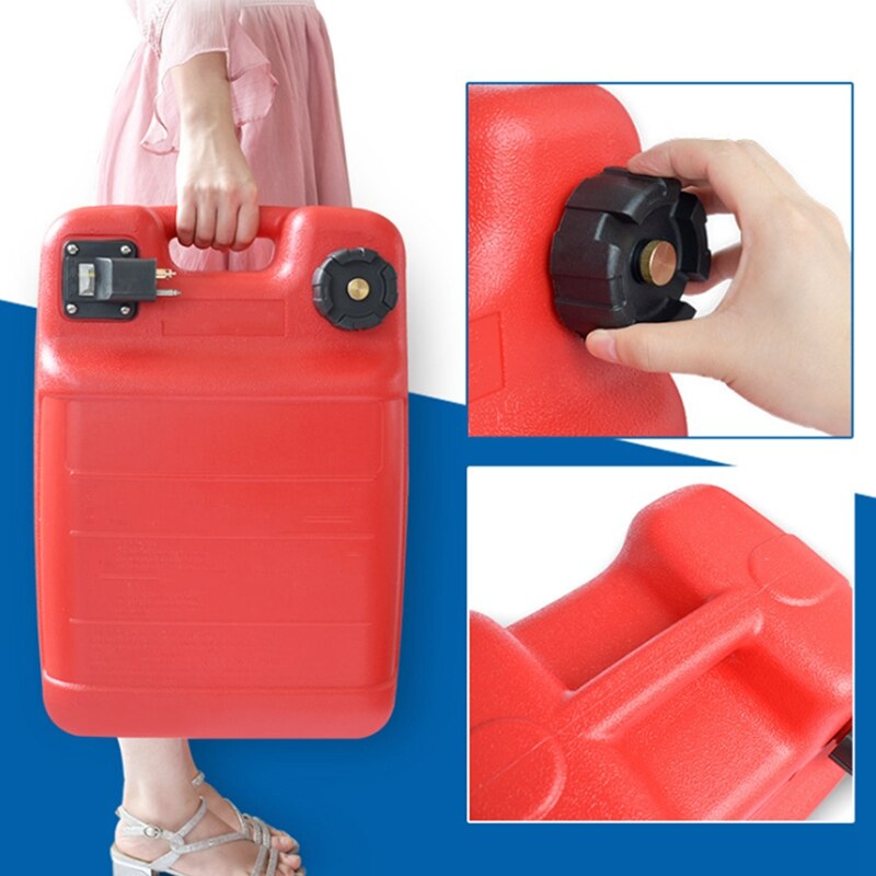 2 stuks tankdop voor brandstoftank voor boot, universeel 24l 12l buitenboordmotoren, jachtaccessoires