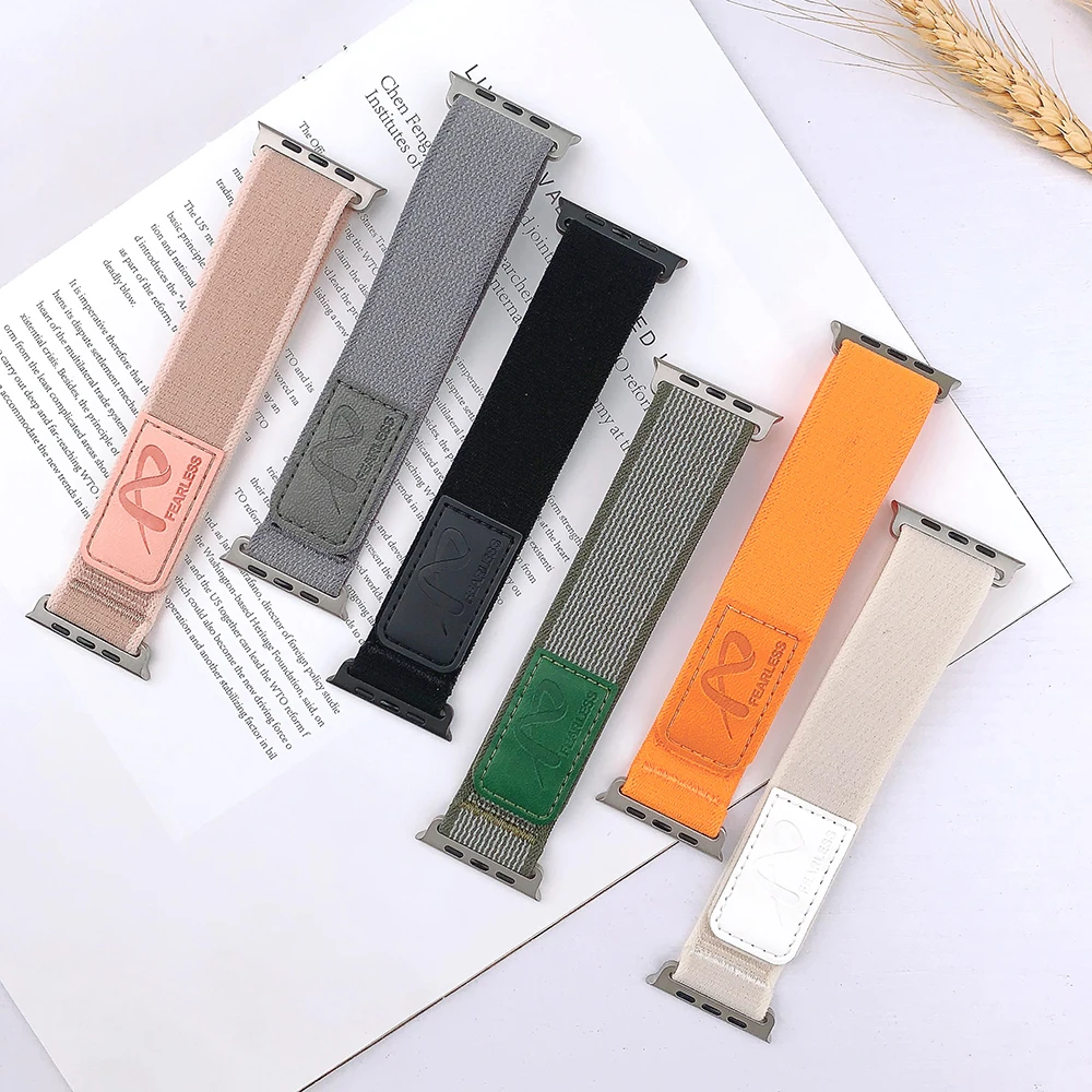 Trail Loop Strap For Apple Watch Bracelet 49mm 45mm 44mm 42mm 41mm 42mm 46mm Nylon Band For Iwatch Series Ultra 10 9 8 7 6 5 SE