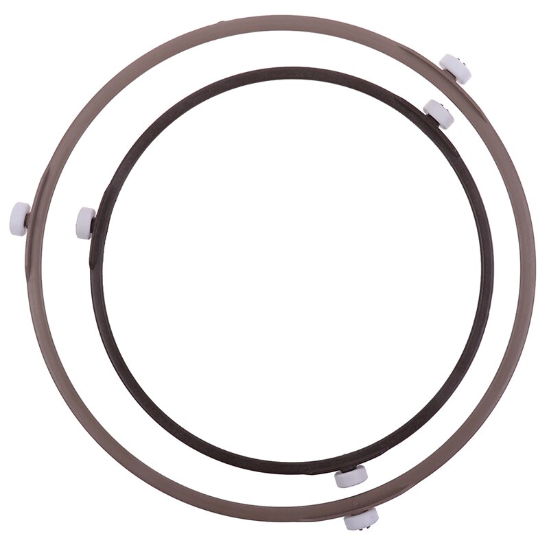 1Pc PPS Mikrowelle Plattenspieler Halterung Kreis Rotierenden Ring Unterstützung Rolle Halterung Glas Basis Platte Tablett Halfter Stehen