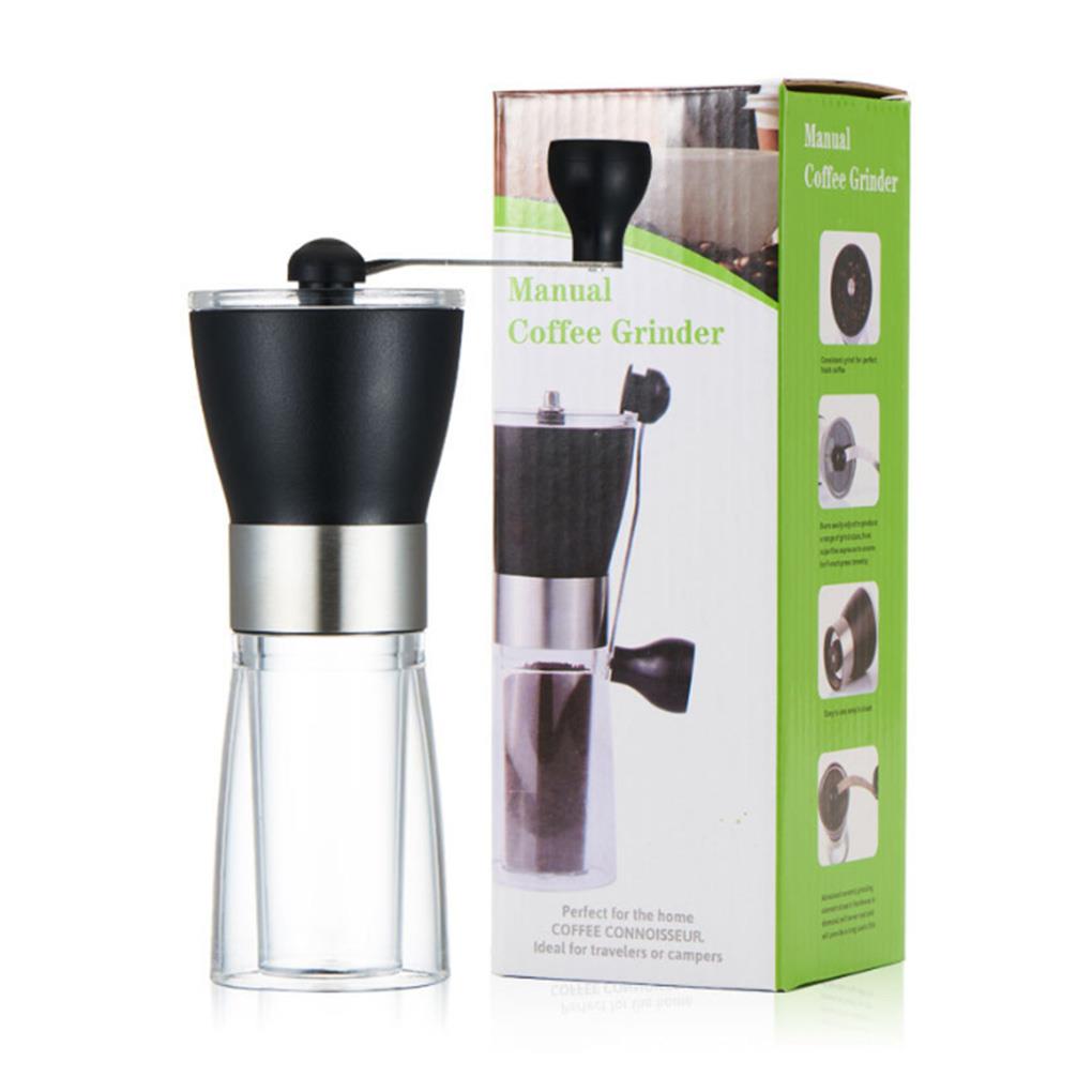 Manual Coffee Grinder Coffee Grinding Machine Adjustable Bean Grinding Miller with Stainless Steel Handle