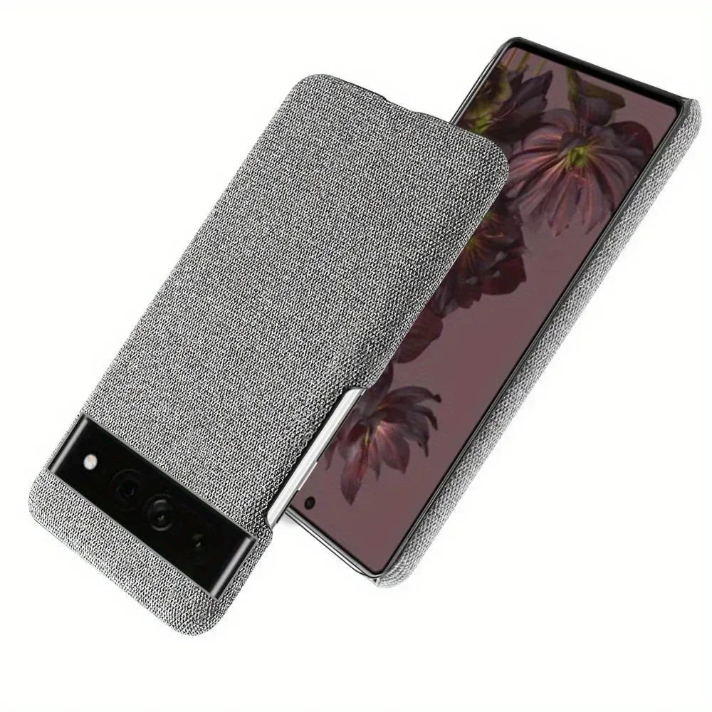 Stoff fallen Für Google Pixel 9 Profi 8 7A 6 6Profi 6A fallen Tuch Textur passen Telefon fallen Abdeckung für Pixel 9 7Profi 6A 6 Profi Funda Capa