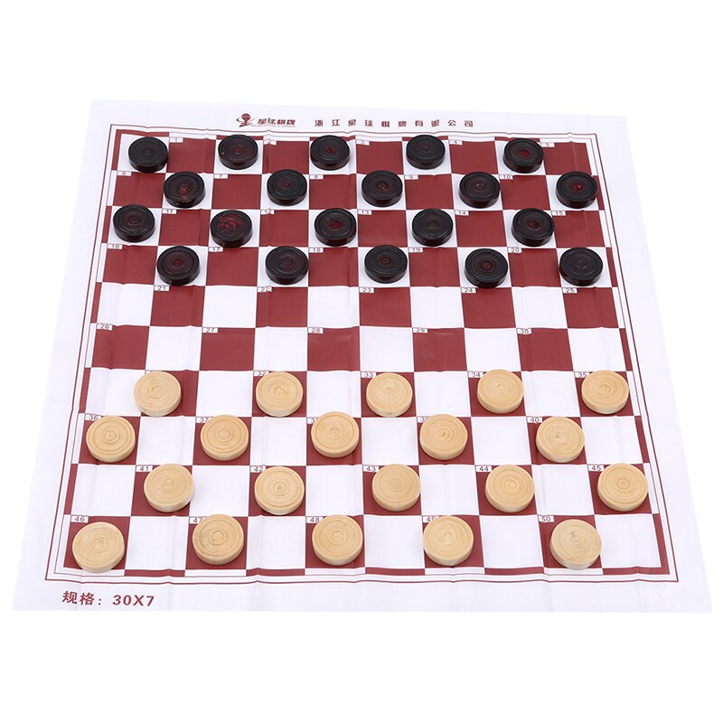 1 Set Internationale Checkers De Internationale Standaard Concurrentie Voor De Hout Schaakspel Intellgence Kids