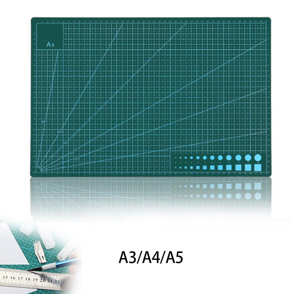 Leather Craft Cutting Mat Board Engraving Soft Pad Hand Writing Plank, 3mm Thickness Inch Size A5 A4 A3 Cutting Mat Punch Sewing