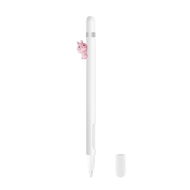 Uroczy Kot Silikonowe Etui Ochronne Pokrowiec Nakładka na Rysik Apple Pencil 2
