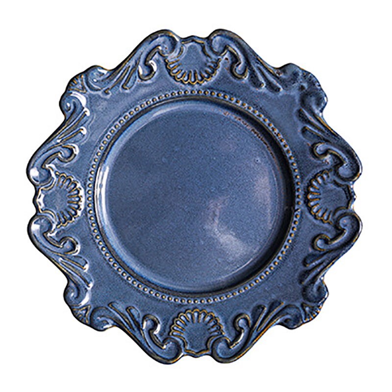 Ensemble d&#39;assiettes et plats en céramique, style Baroque européen, plats modernes pour la maison, Restaurant occidental, plat à Steak de table