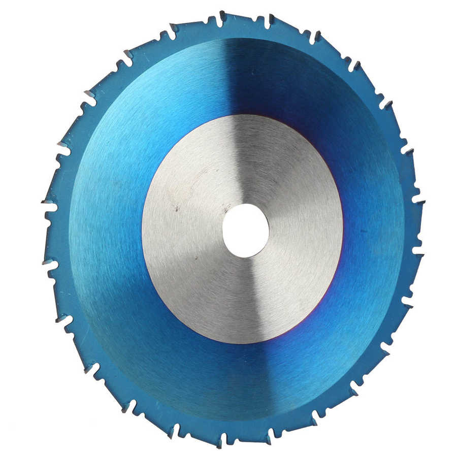 Carbide Blue Plating Circular Saw Cutting Blade Disc for Wood Soft Metal Circular Saw Cutting Blade