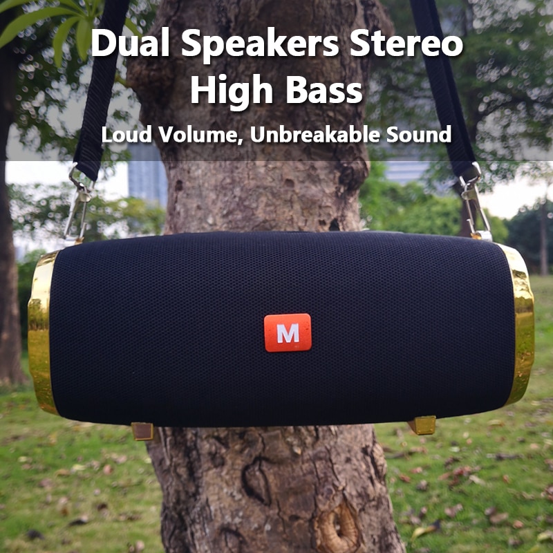 50W Draadloze Bluetooth Speaker Kolom Subwoofer 3D Stereo Portable Music Center Subwoofer Boombox, 4000Mah Batterij Fm Aux Tf