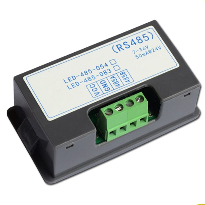 PLC LED Display Module DC7-36V RS485 4-Bit Serial Port Meter for MODBUS-RTU/ASC