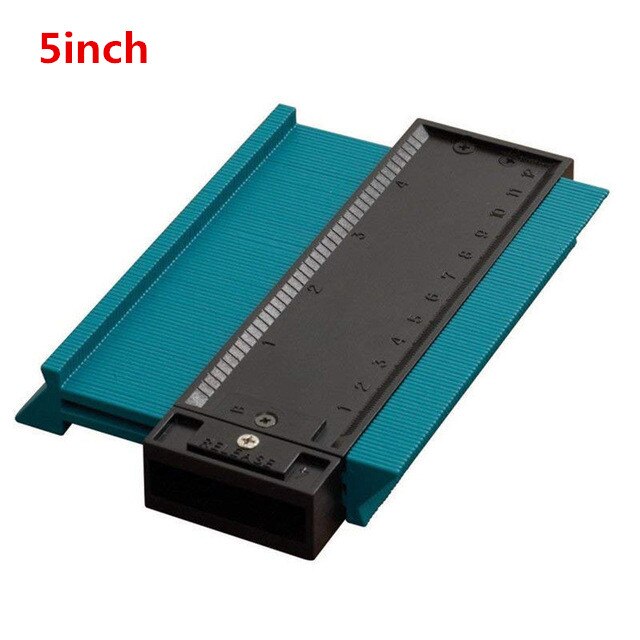 10inch 250mm plastic Contour Profile Gauge Tiling Laminate Tiles Edge Shaping Ruler metal Contour Duplicator Gauge: 120mm green