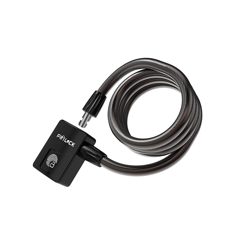 Bluetooth Vingerafdruk Bick Lock Oplaadbare Gate Lock Smart U Lock Fietsslot: Default Title