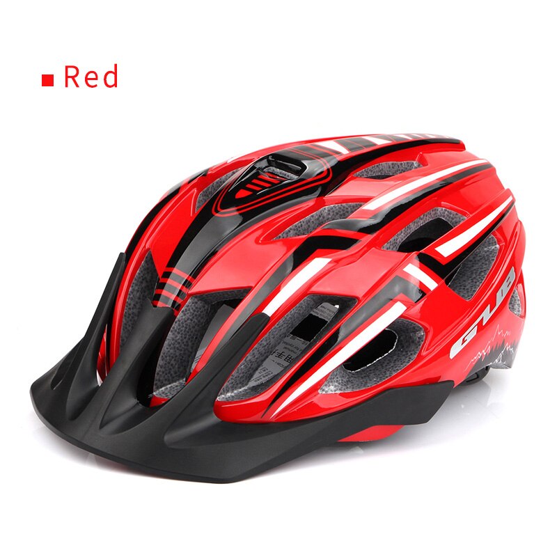 Gub Helm Rijden Fietshelm Met Lamp Achter Voor Mannen En Vrouwen Racefiets Mountainbike Fiets Hoed: red