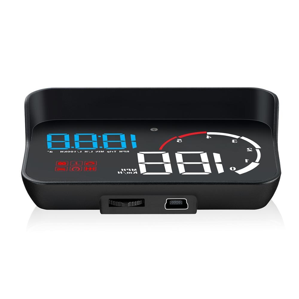 car speed projector HUD obd2 heads up display automatically adjust the brightness