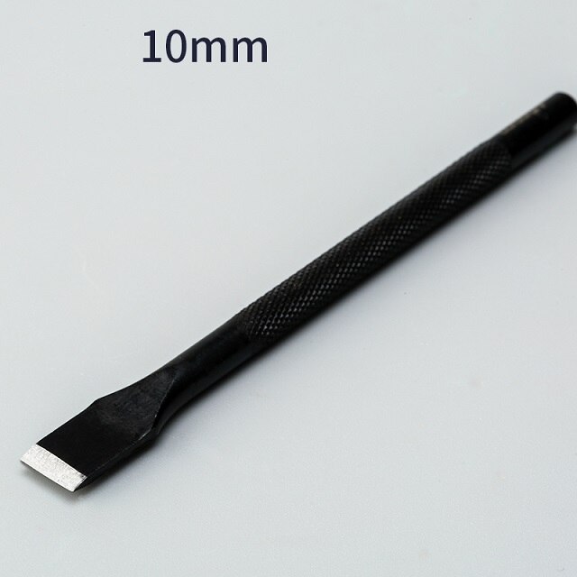 Leather Craft Tools Slot Punches 3/5/6/8/10/12mm Hole Punches Straight Punch Cutter Tools DIY Leather Craft Hand Work Tool: 10mm 1 pcs