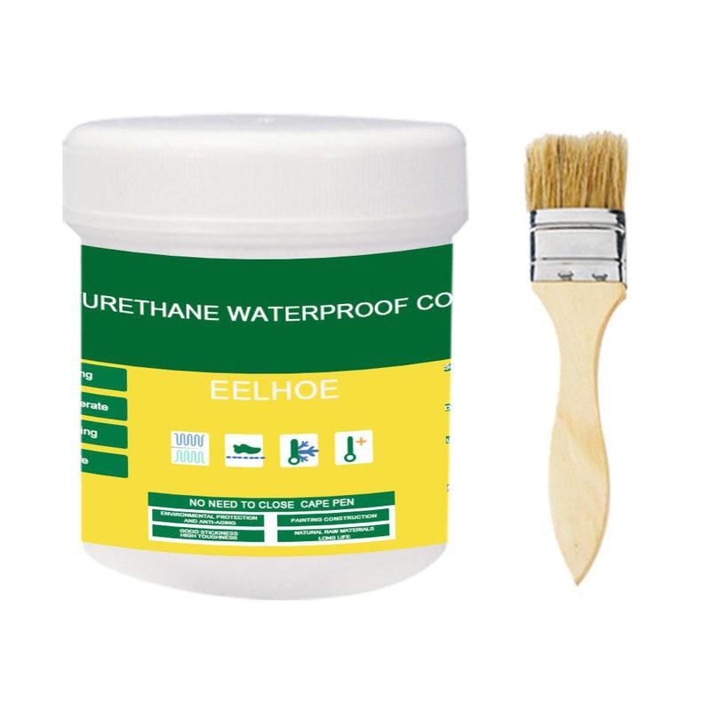 Transparent waterproof glue plus brushes for exterior wall bathroom toilet floor tiles waterproof material
