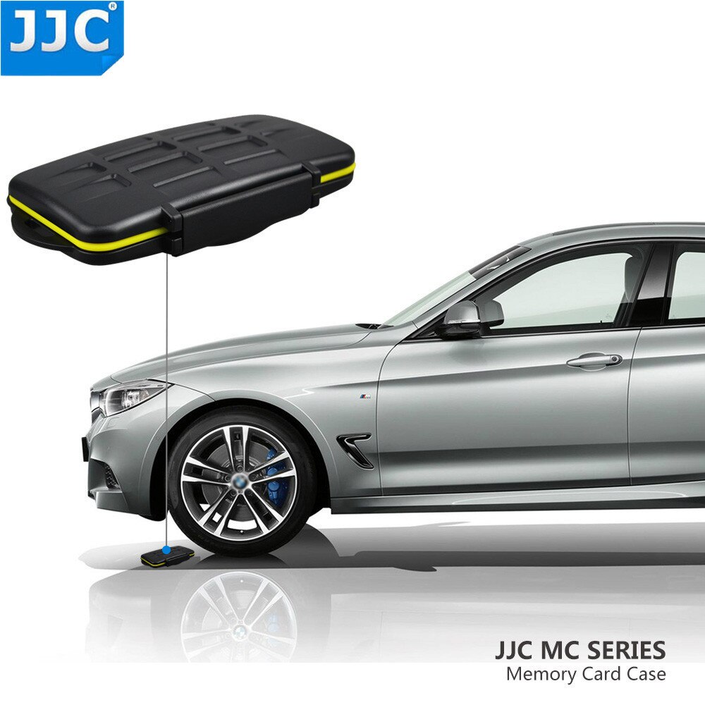 JJC MC-XQD6 Water-resistant Anti-shock XQD Card Holder Camera Memory Card Bag Case Storage Protector Cover For 6 XQD Cards