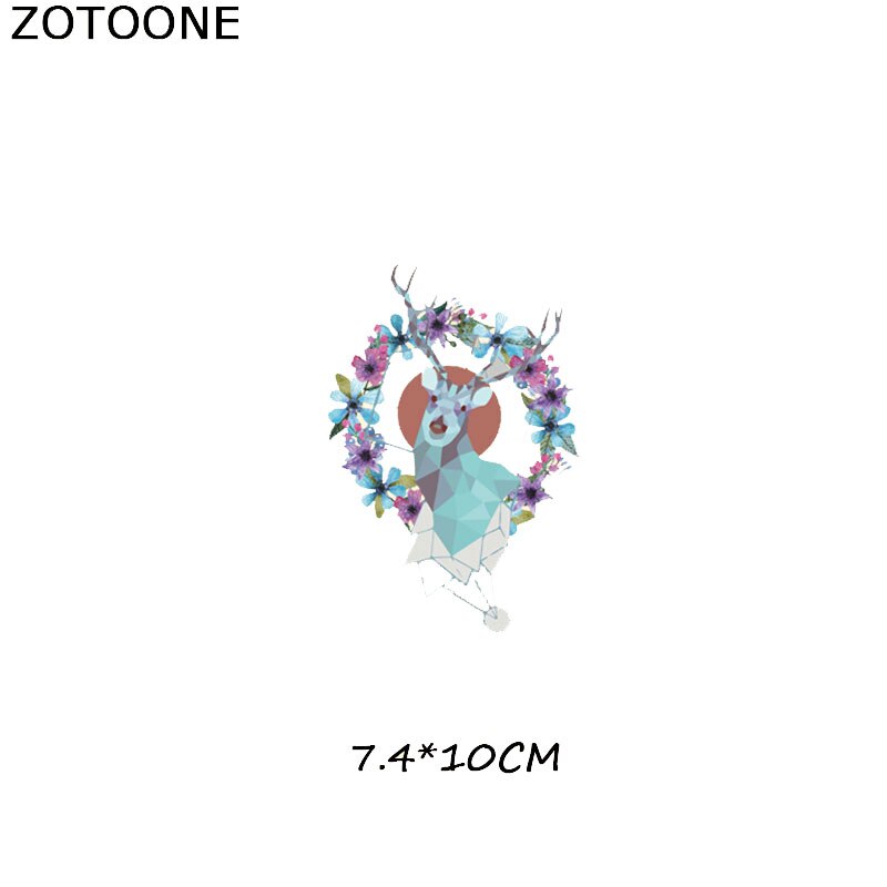 Zotoone Gelukkig Paashaas Eieren Iron On Transfer Patches Voor Kleding Een-Niveau Wasbare Diy Decoratie Print Door huishoudelijke C: Multi-Colored