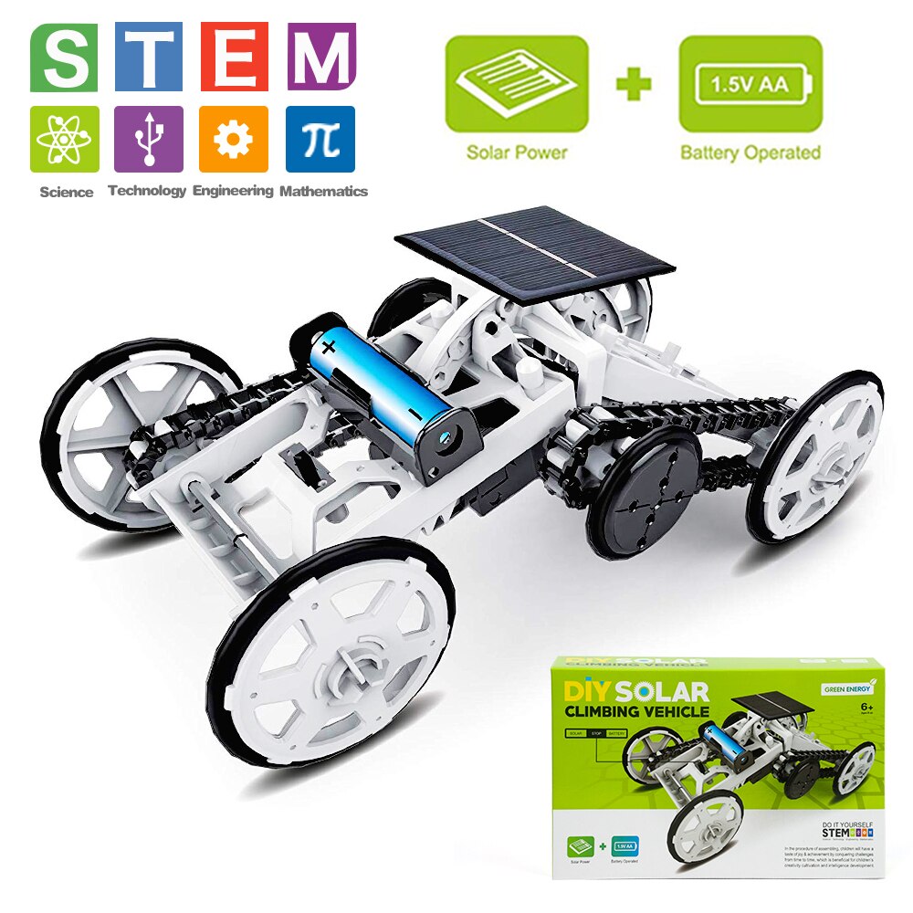 Solar- Energie Fahrzeug Auto Stengel DIY Klettern Roboter Pädagogisches Spielzeug einstellen Technologie Experiment Solar- Powerm Montage Bausatz Spielzeug für freundlicher