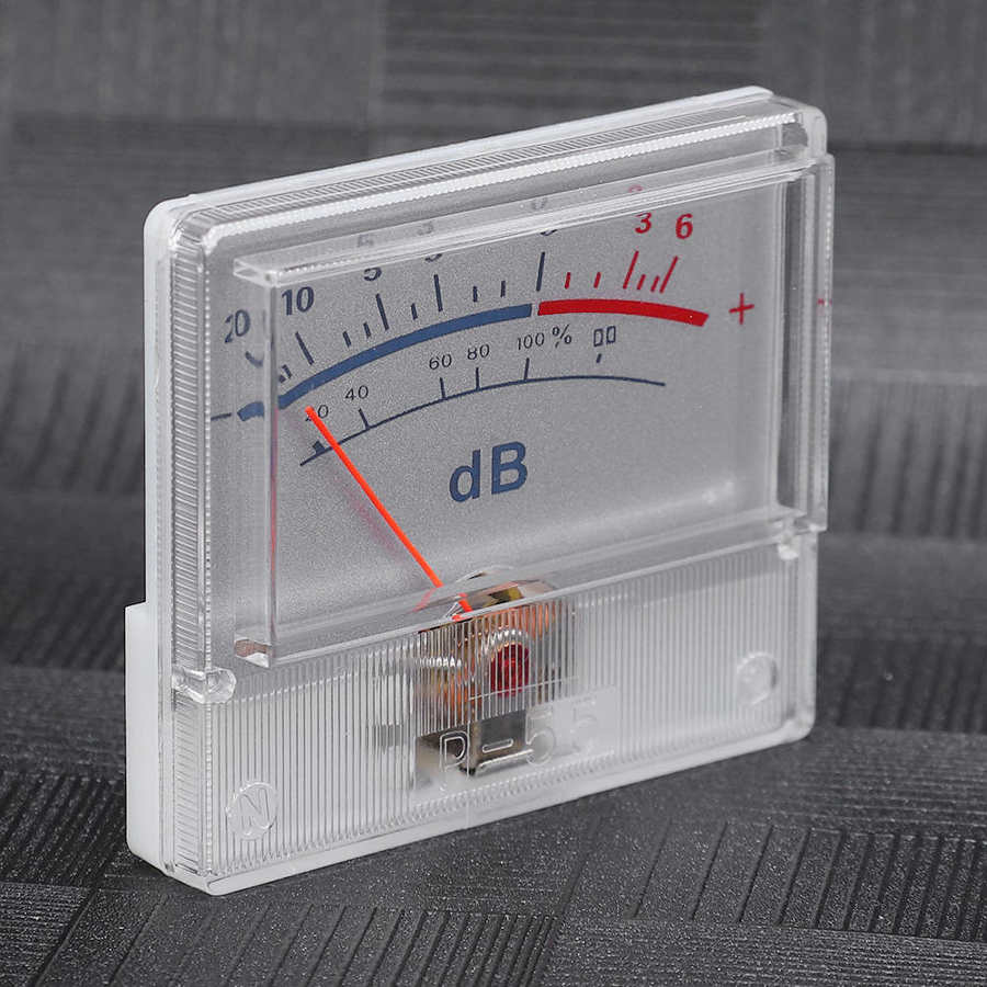 VU meter header high VU meter header P - 55 ‑20 - 6dB power amplifier DB meter with pointer dial suitable for DIY recording