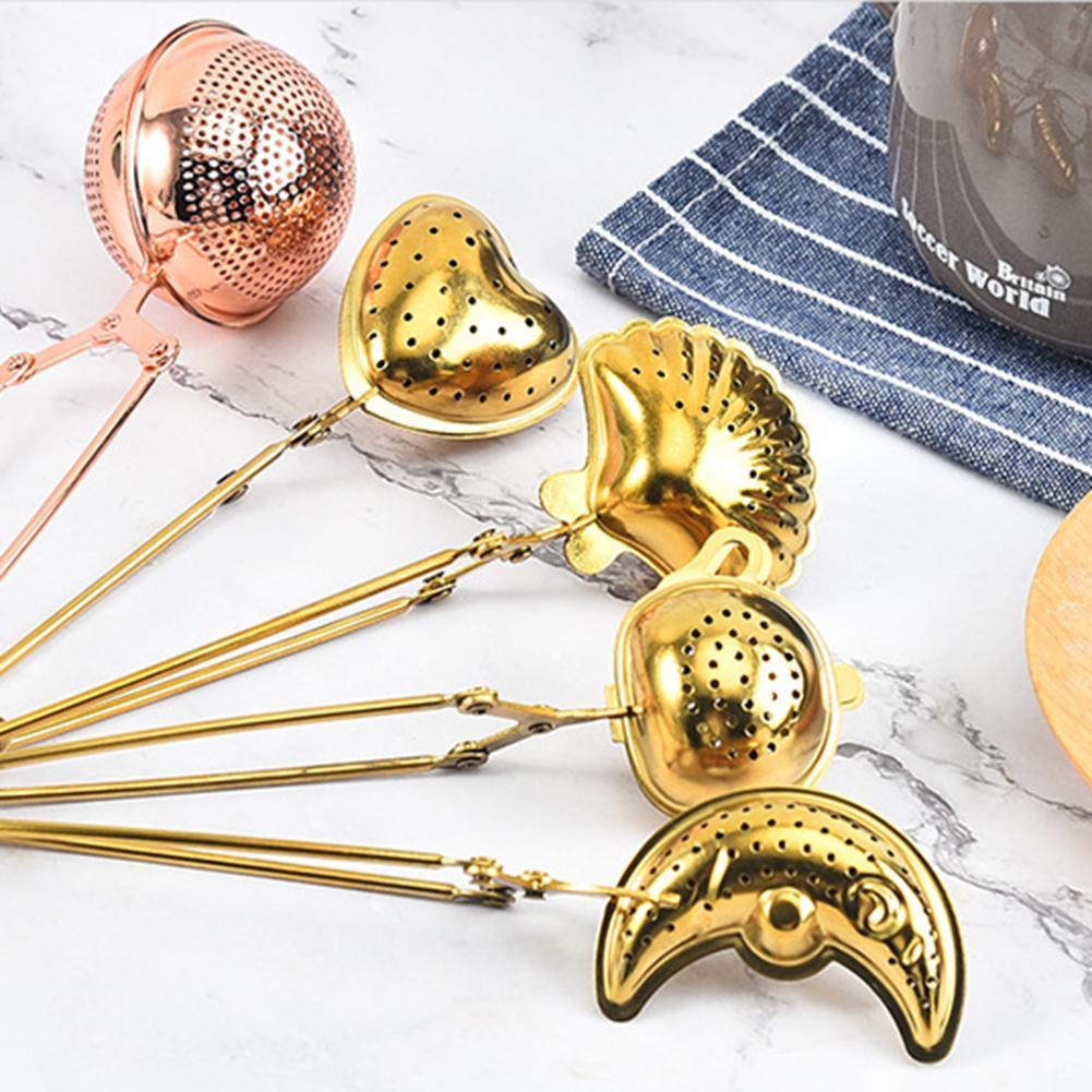 Tea Infuser Long Handle Strong Construction Stainless Steel Food Grade Materials Home Infuser Drip for Office