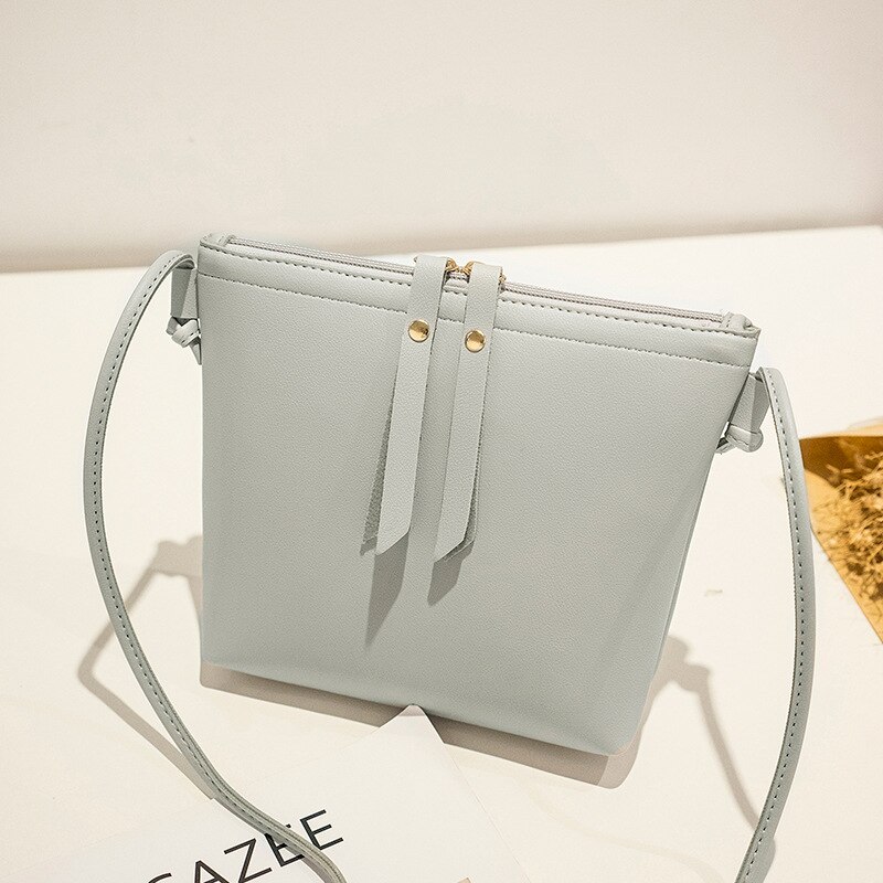 Stijl Women's Bag Mode Koreaanse Stijl Schoudertas Versitile Mode Schoudertas Eenvoudige Vrouwen Tas Clutch Handtas: Grijs
