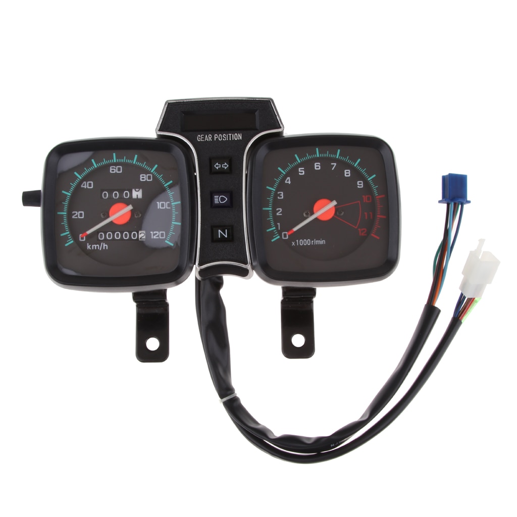 12V obrotomierz robić motocykla przebieg 0-120km/h miernik dla Suzuki GS125