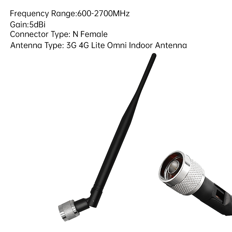 Cell Phone Signal Booster Repeater 698-2700mhz 2G 3G 4G N Male Antenna Repeater Amplifier antenna