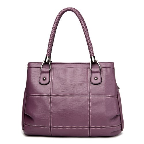 women messenger bags for women leather handbags women handbags Crossbody Bags Shoulder Bags bolsos 3065: Purple