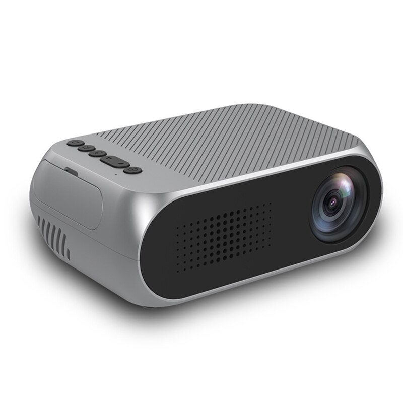 HD Mini Projector TD90 Native 1080P LED Android WiFi Projector Video Home Cinema 3D HDMI Movie Game US Plug: Silver