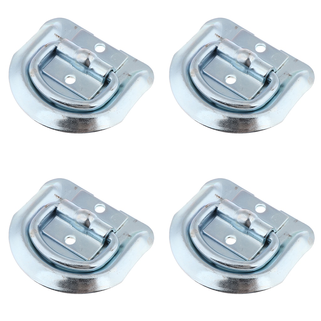 recessed pan d ring trailer tie downs