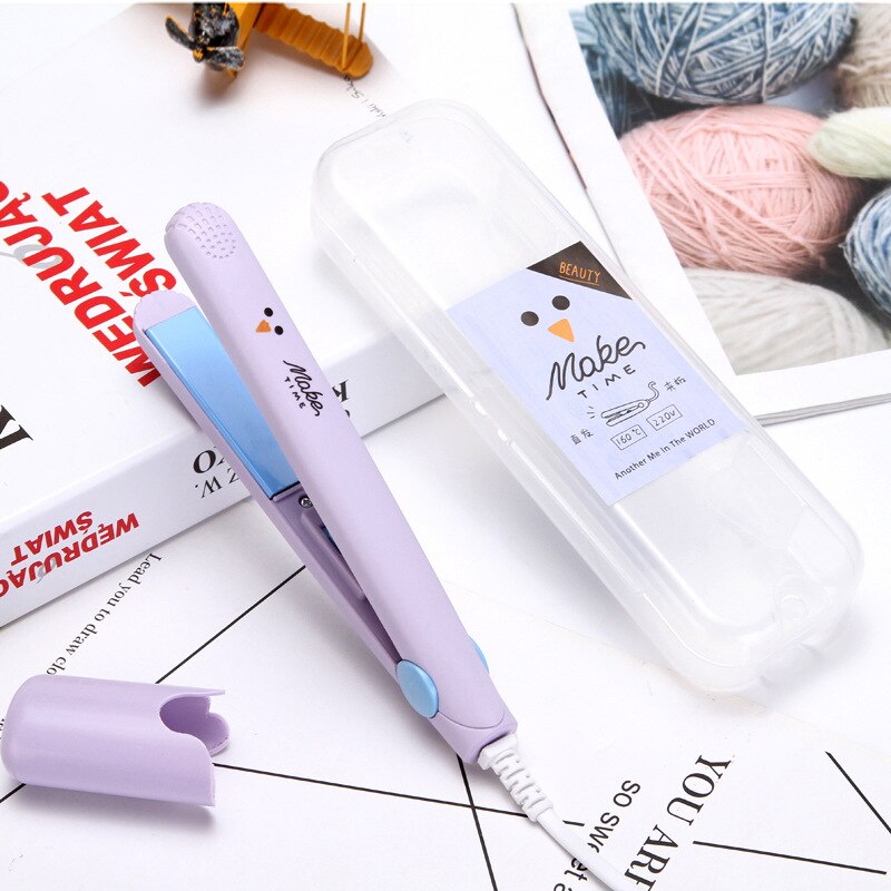 mini przenośna prostownica robić włosów wijący się pręty proste i wijący się podwójnego zastosowania prostownice robić włosów grzywka wewnątrz klamry