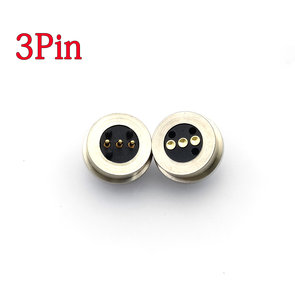 1/2/3/4/5- poliger stecker/buchse, 2a 5v dc-ladeanschluss, federbelasteter magnetischer pogo-pin-steckverbinder, rastermaß 13.5 mm, durchgangsloch: Lavendel / 10-19 stck.