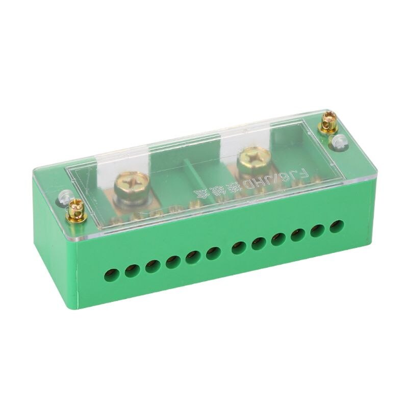 Unipolar Splitter Junction Box Metering Cabinet Wire Terminal Block Retardant Flame Retar Electrical Accessories: Twelve outs