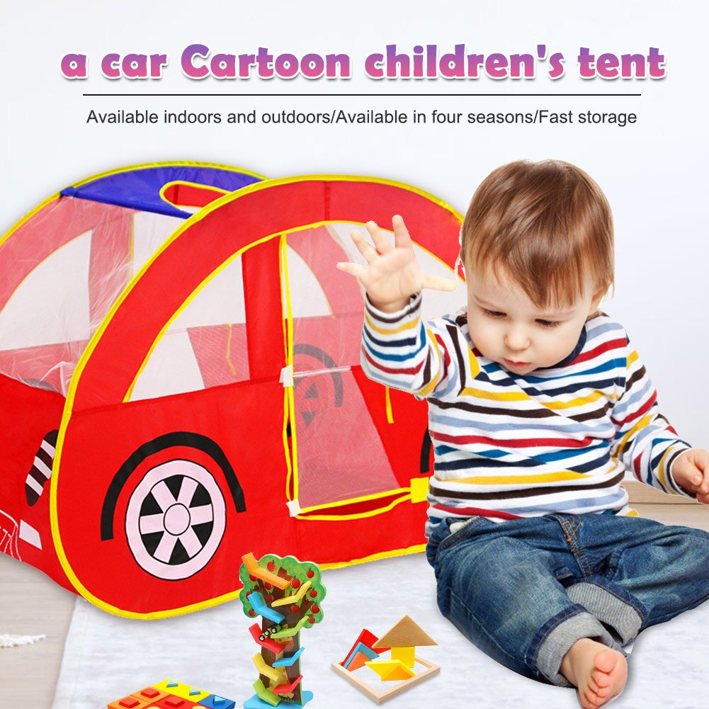 freundlicher Klapp Zelt Spiel Spielzeug freundlicher Auto Spielhaus draussen drinnen Spielen Spielzeug für Baby freundlicher Brithday Spielen Zelt