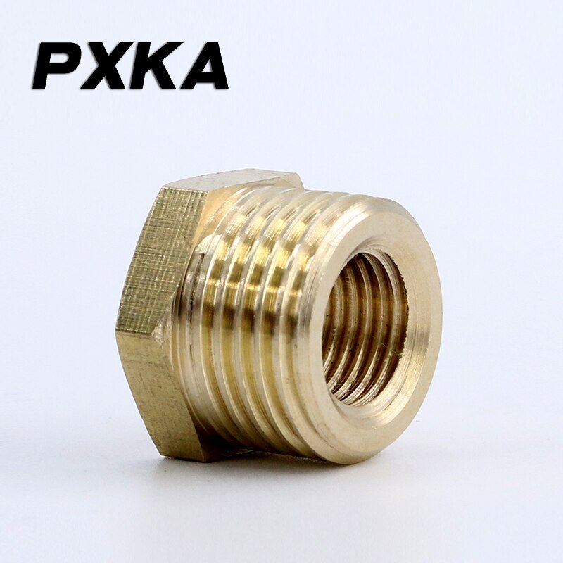 2 STUKS Alle koperen reducer bus gezamenlijke binnenste en buitenste draad 3/4 turn 1/2 2/3 G1 innerlijke draad bus koper joint