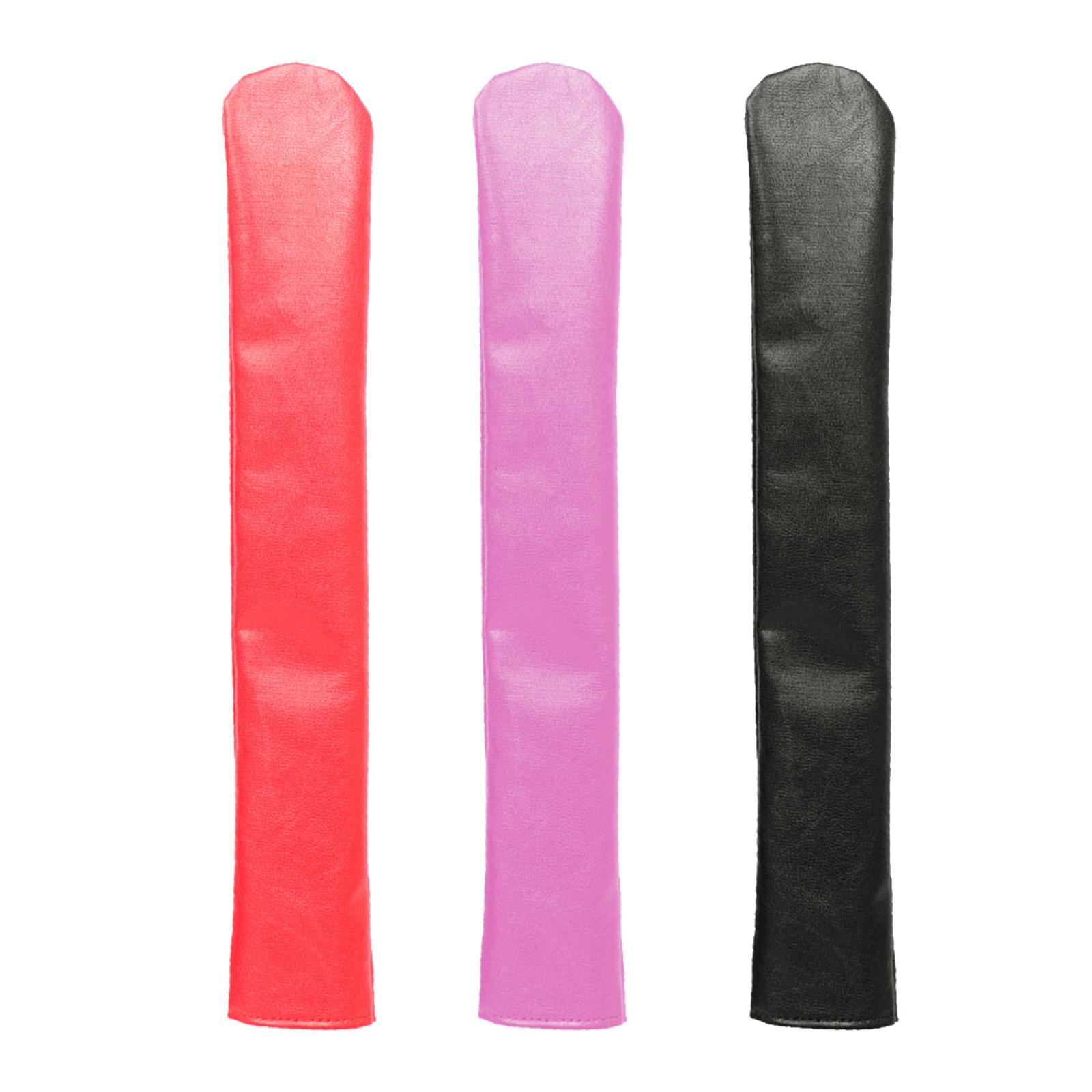 Golf uitlijnstick hoes/etui golfclubbeschermer, geschikt voor minimaal 2 sticks, leren hoes