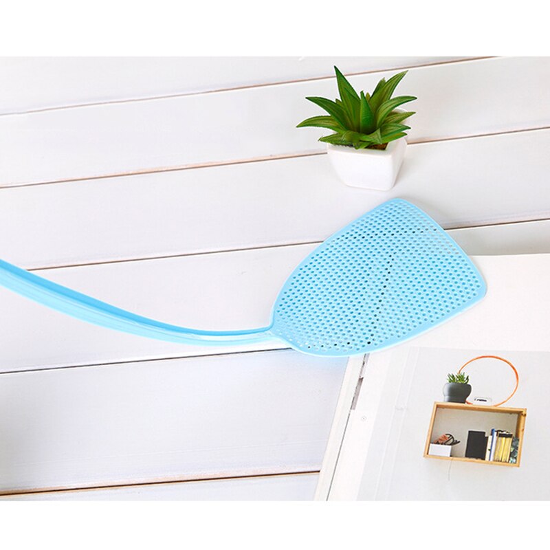 3 Pcs Plastic Fly Swatter Flexible Long Handle Swatter Pest Control Mosquito Manual Swatter Fly Killer RT88