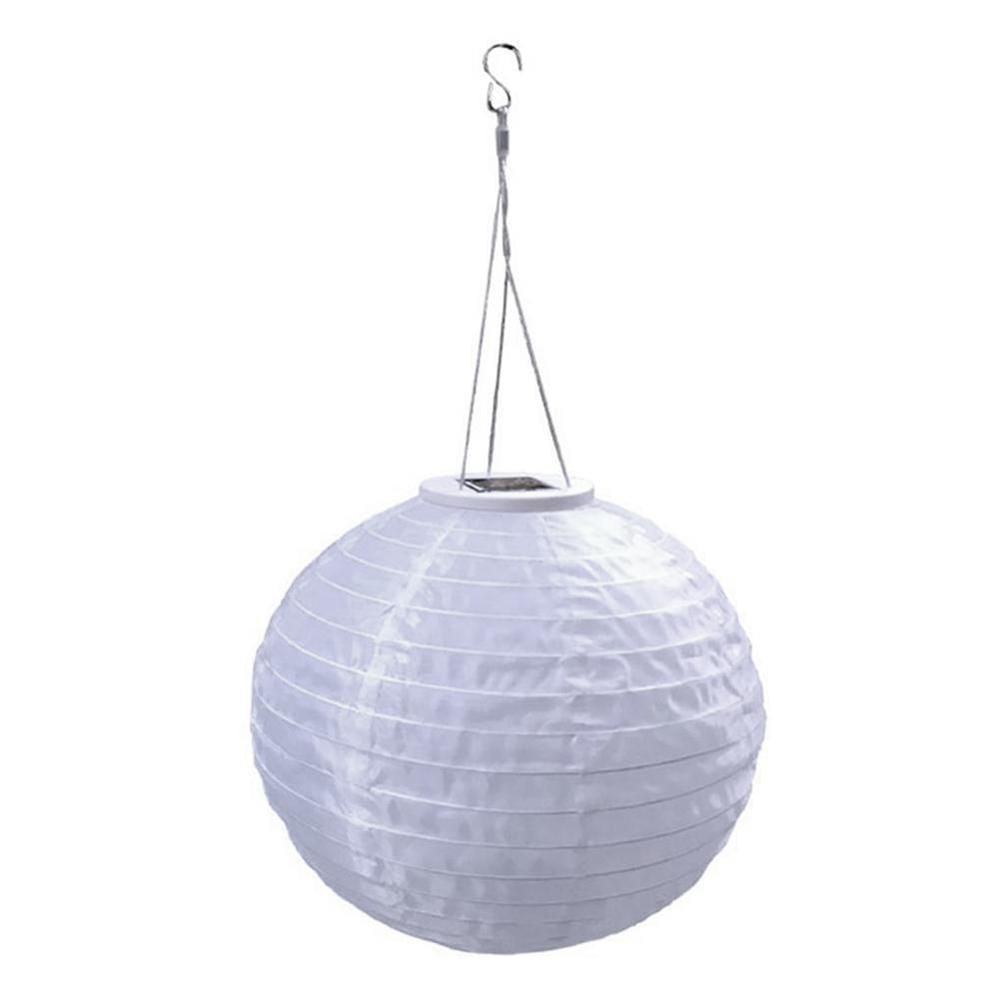Lanterne LED solaire chinoise imperméable, 30cm, boule de Lampion, décoration d'anniversaire et de mariage, fournitures de suspendues, artisanat léger, DIY bricolage K4C2: Default Title