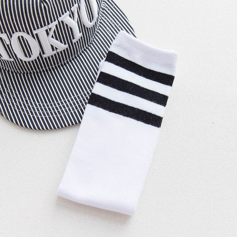 Ulalaza Stripe Soccer Socks Knee High Socks Calcio Calzini da Calcio per Bambini Adult Boys Girls