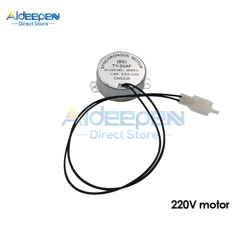 2.5-3 r/min motor automático da incubadora TY-50AF ac 110v 220v 12v 50/60hz torque 4kgf.cm 4w cw/ccw baixa velocidade ovo girando mini motor