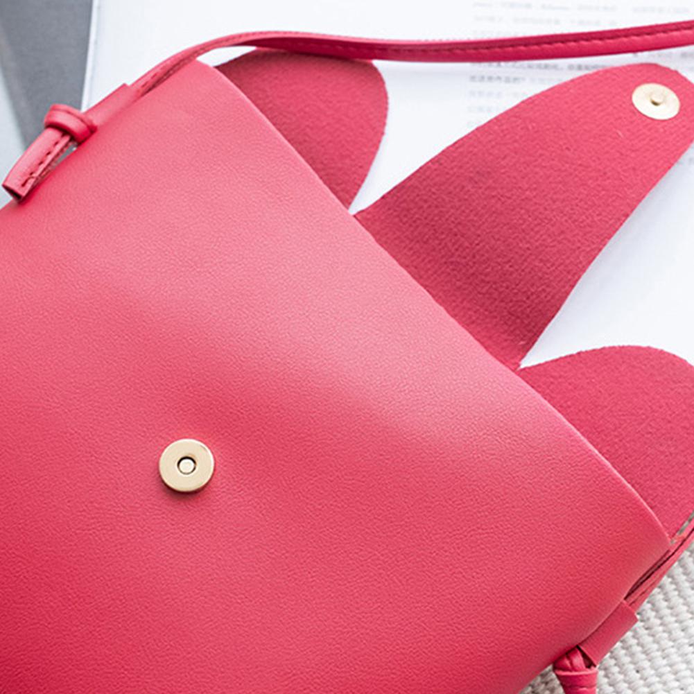 PinShang Damen Kinder One-schulter Katze Muster Satchel Mini Telefon Tasche