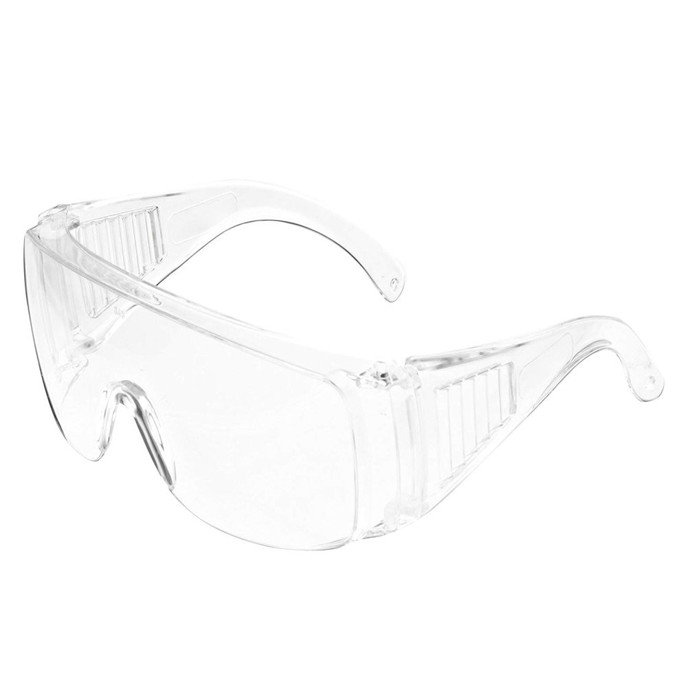 Gafas protectoras de seguridad neutras antipolvo transparentes/gafas anticontaminación lentes ligeros para trabajos de laboratorio al aire libre de fábrica