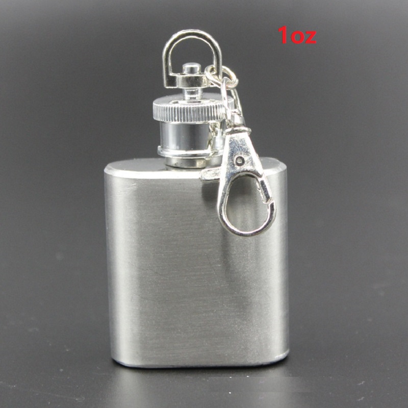 1-18Oz Stainless Steel Hip Flask Liquor Alcohol Whiskey Flask Cap Funnel Bottle Travel Liquid Portable Hip Flask: 1oz(28ml)