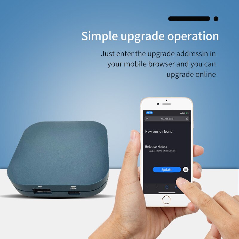 Dongle CarPlay sans fil, USB, Navigation multimédia, intelligent, pour Android Auto, Mrrorlink