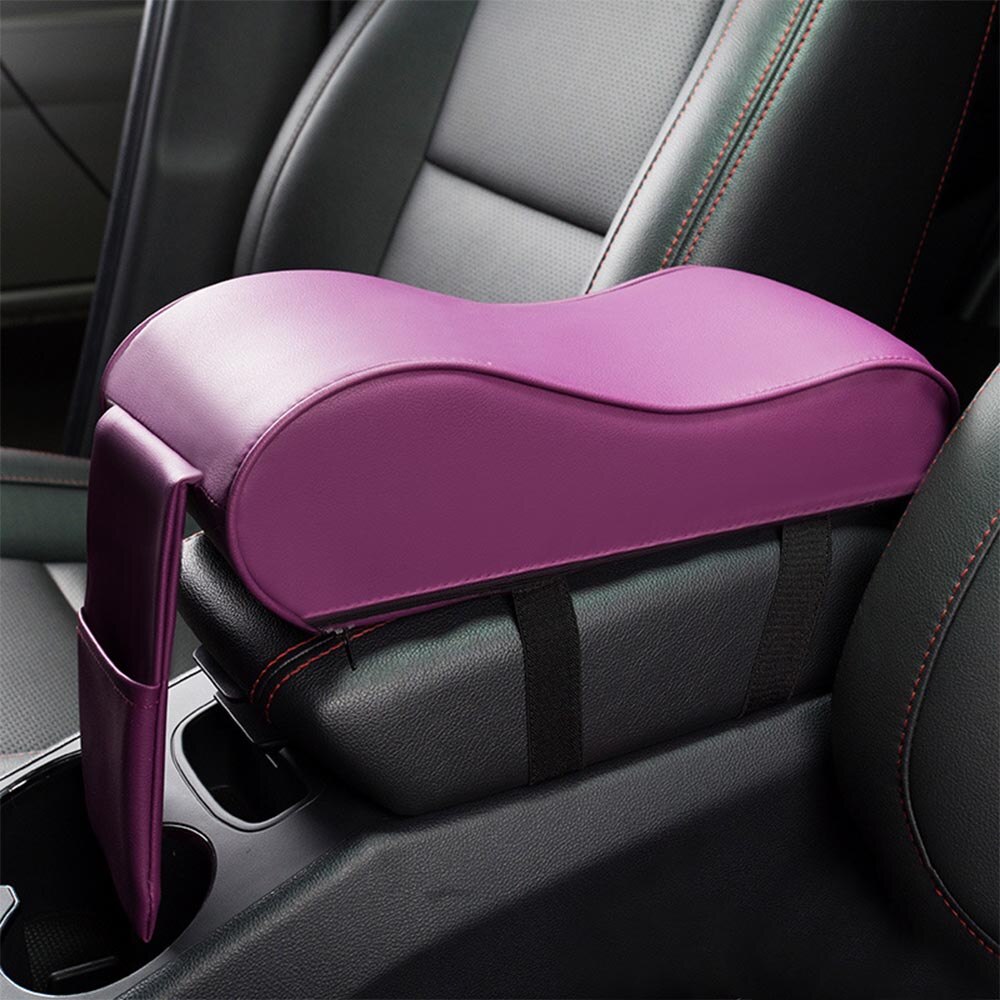 Universal Leather Car Armrest Pad Auto Armrests Car Center Console Arm Rest Seat Box Pad Cushion Vehicle Protective Car Styling