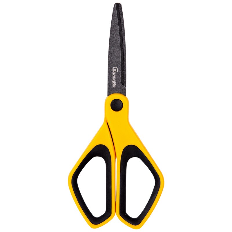 4 colores 170mm tijeras de acero inoxidable de la Oficina de la Escuela de Cocina hogar tijeras herramienta para papel de corte artesanías de álbum de recortes para bricolaje: orange