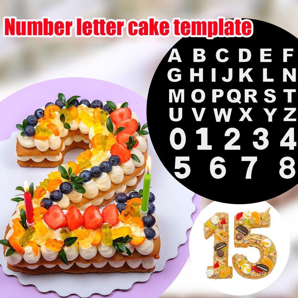 Numbers Letters Cake Mold Cake Decorating Tools Confeitaria Birthday Maker Pastry Bakeware Cake Tools T8W5