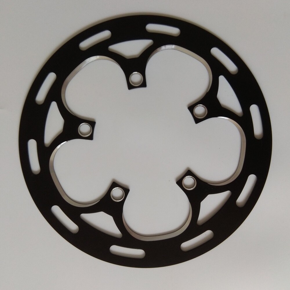 Folding bike Chain Cover 110 BCD Aluminum Alloy 34T 36T 38T 39T 42T 44T 46T 48T 50T 52T 53T Protect Support Chain Wheel Guard: 110 BCD 52T